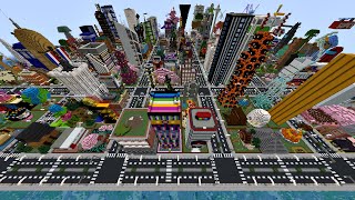 I Gave 300 Minecraft Players One Plot Each to Build A Capital City [upl. by Ole]