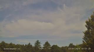 Timelapse weerstation Gasselternijveenschemond 19072024 [upl. by Elcin427]