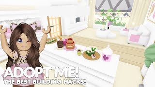 THE BEST BUILDING HACKS in Adopt me Compilation adoptme roblox speedbuild [upl. by Rory]