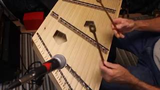 Two tunes on Chickadee Chromatic Hammered DulcimerSongbird Dulcimers [upl. by Zenas]