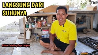 shering bahan finishing kayu yang bagus langsung dari suhunya cocok untuk pemula [upl. by Ehrlich525]