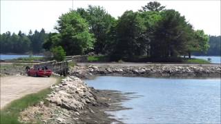 Wiscasset Maine  Sheepscot River amp cove from Fore Street [upl. by Aklam868]