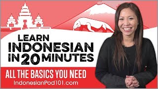 Learn Indonesian in 20 Minutes  ALL the Basics You Need [upl. by Julius834]