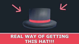 Real way of getting Red Banded Top Hat roblox [upl. by Nalla375]