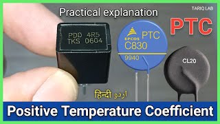 NTC PTC  Positive Temperature Coefficient  How To Test PTC Thermistor [upl. by Nhepets]