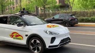 Baidu Robotaxi Fleet in Beijing [upl. by Nakhsa]