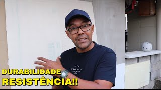 REVESTIMENTO DE ISOPOR COM UMA CAMADA SUPER RESISTENTE [upl. by Nybor127]