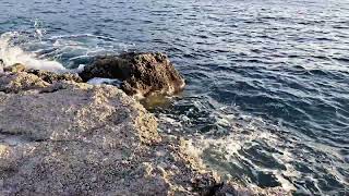 Ocean Waves Crashing on Rocks  White Noise To Help You Relax Study or Sleep  Nature Video [upl. by Hsenid]