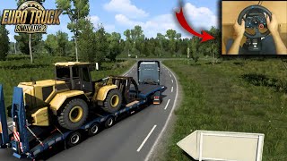 Scania ETS2 Transporting a Bulldozer and a few surprises [upl. by Vivia466]