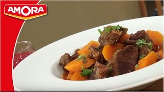 Recette de Boeuf Carotte Minute  Amora [upl. by Fallon]