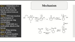 Favroskii Rearrangement in 2 minutes [upl. by Crosley]