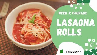 How To Make Spinach Lasagna Roll Ups [upl. by Ennaesor]