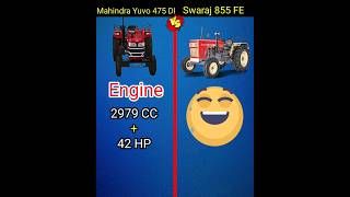 quotquotWhich tractor is right for you Mahindra Yuvo 475 DI or Swaraj 855 FE😱🥵🤬 shortsfeed viralshort [upl. by Astrahan]