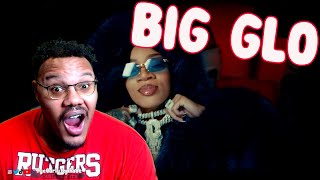 SHE CAN RAP NOW  GloRilla  Yeah Glo Official Music Video REACTION [upl. by Acinomahs]