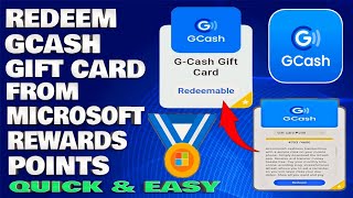 How To Redeem GCash Gift Card From Microsoft Rewards Points Guide [upl. by Nyllewell]