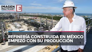 Refinería de Dos Bocas inicia pruebas de petrolíferos [upl. by Migeon]