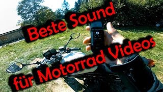 Beste Audio Motorrad aufnahmen ohne Windgeräusche  Tutorial Motovlog [upl. by Hsirahc]