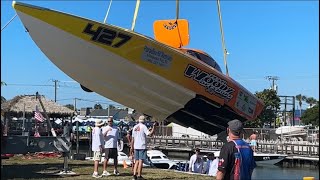 Englewood Waterfest Boat Races 2023  OPA Offshore Boat Races Championship [upl. by Ahtnicaj]