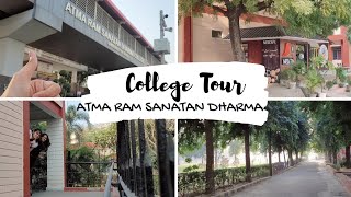 College Tour  Atma Ram Sanatan Dharma College  ARSDC  Delhi University  Rushinav Vlogs [upl. by Kcirrag]