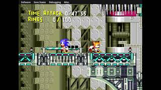 Playing Sonic Crackers on clownmdemu [upl. by Ochs899]