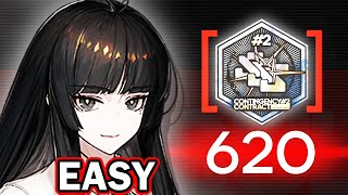 CC2 Battleplan Underdawn  620 points  Lowrarity squad ft Lin  Arknights [upl. by Ahtinak]