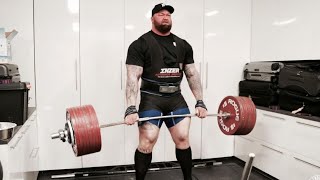 HAFTHOR BJORNSSON VS EDDIE HALL  501 kg WORLD RECORD [upl. by Buyer804]