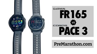 Garmin Forerunner 165 vs Coros Pace 3 comparativa  Pros  Contras [upl. by Gnues895]