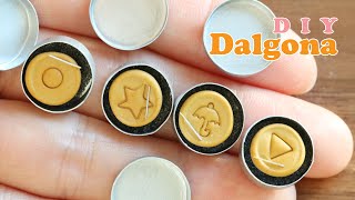 DIY Dalgona Candy  Miniature  Squid Game [upl. by Akenot]