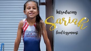 Amazing 8 Year Old Level 6 Gymnast Sariah SGG [upl. by Attekahs]