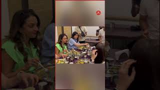 Farah Khan at a trendy restaurant  Bollywood Update farahkhan htlifestyle [upl. by Eidnar]