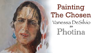 Painting The Chosen  Season 1  E8 Vanessa DeSilvio as Photina [upl. by Myca301]