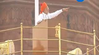 Independence Day 2018 PM Narendra Modi addresses country from Red Fort  Zee 24 Kalak [upl. by Rehportsirhc]