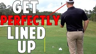 How to Get Perfectly Lined Up in Golf Every Time [upl. by Gilud]