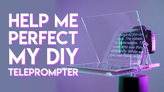 Building a DIY teleprompter [upl. by Gabbert]