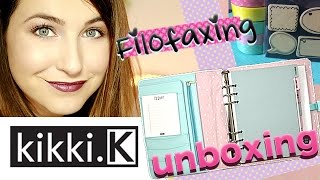 Kikki K unboxing I Washi Tape Haul I Filofaxing [upl. by Kimberli]