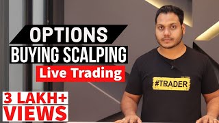 Live Trading Option Buying Scalping [upl. by Yntruoc]