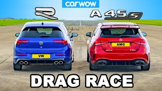 New BMW M2 CS vs AMG A45 S vs Audi RS3 DRAG RACE [upl. by Orit444]