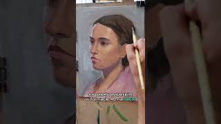 34 Malowanie portretu w technice malarstwa olejnego shorts art portrait painting [upl. by Anec]