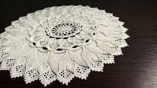 Серветка Чарівна тканина 3436 ряд  Arcanowaeave doily [upl. by Ollie577]