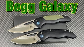 Begg Knives Galaxy  JVO amp Olsen design [upl. by Nakah573]