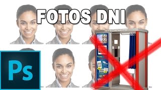 Como hacer tus propias fotos del pasaporte o DNI  Tutorial Photoshop en Español [upl. by Nidnal757]