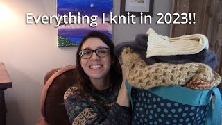 Everything I knit in 2023 Gabies Knit Goodies [upl. by Joseph]