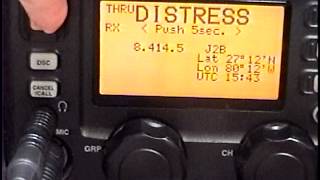 Icom M802 Video 8 HFDSC Digital Selective Calling Distress Signaling [upl. by Noffihc]