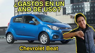 CHEVROLET BEAT 2020 ¿CUANTO GASTAS EN UN AÑO DE USO Hatchback  Notchback [upl. by Suilmann]