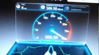 Speedtest of 1 GIGABIT Internet connection Замер Speedtest на 1Гбит [upl. by Gnav721]