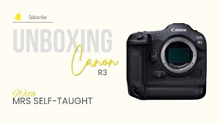 R3 Canon Unboxing Quick And Easy [upl. by Anuahsal]