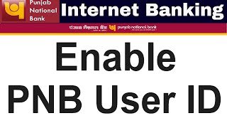 Enable PNB Netbanking User ID Without Going To Branch User Id Disabled [upl. by Rhine]