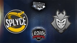 SPY vs G2  EU LCS Spring Split 2018  W9D2  Tiebreaker GER [upl. by Ganny]