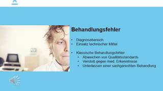 Behandlungsvertrag Behandlungsfehler und Haftung [upl. by Hilly]