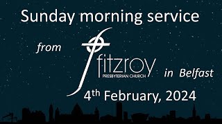 Sunday morning worship service for 4February2024 [upl. by Zorina]